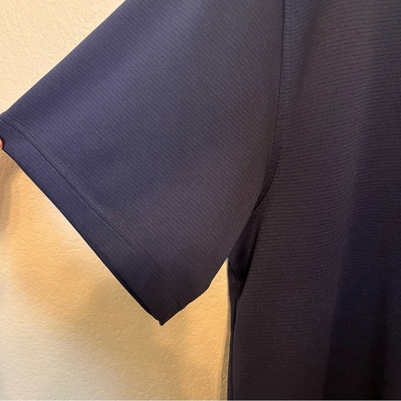 Under Armour Heat Gear Polo Navy and Gray Short Sleeve Loose Shirt XXL - Picture 5 of 9